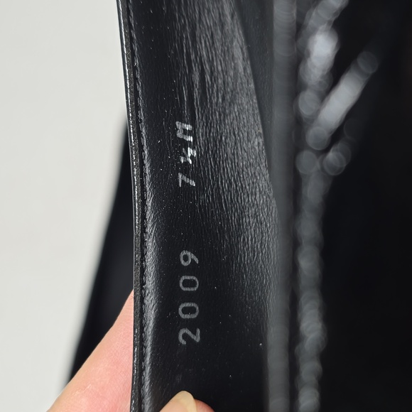 Aquatalia Pasha Black Patent Leather Waterproof Low Heels Pumps Size 7.5 - Picture 7 of 8